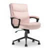 Click365 Transform 2.0 Ergonomic Fabric Mid-Back Desk Chair, Pink/Black