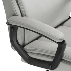 Click365 Transform 2.0 Ergonomic Fabric Mid-Back Desk Chair, Gray/Black