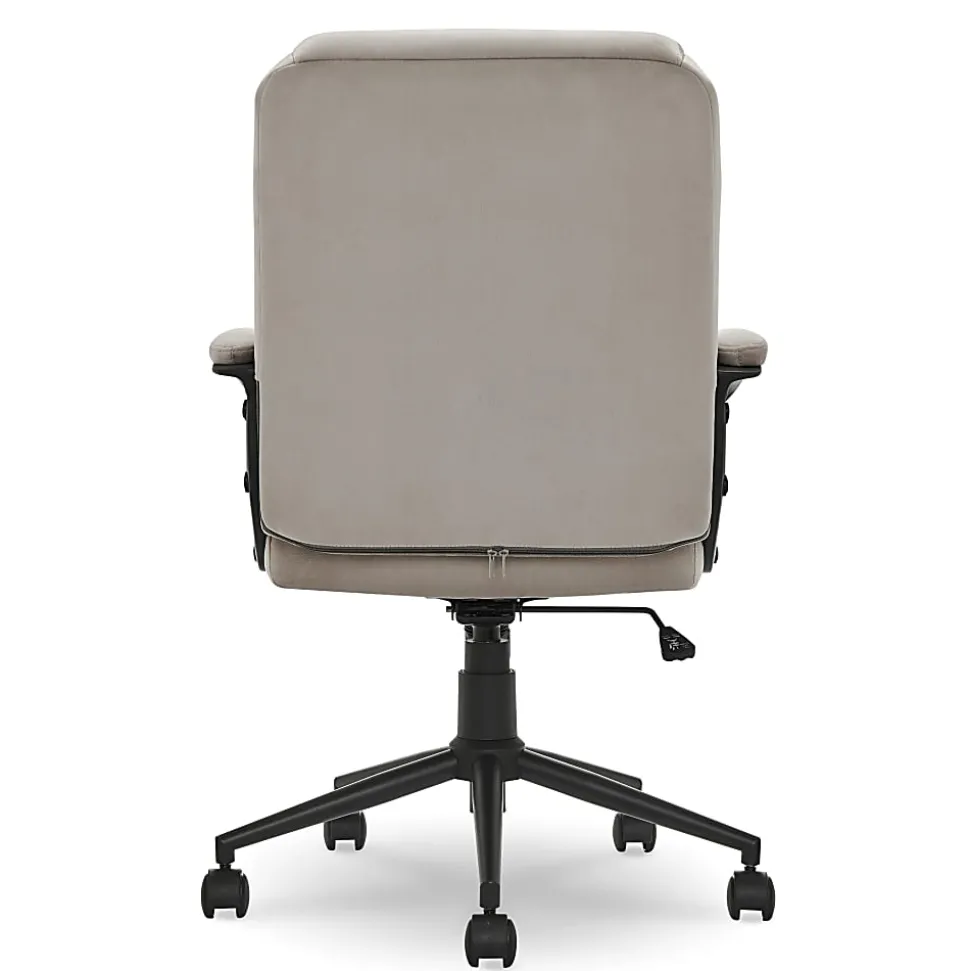 Click365 Transform 1.0 Mid-Back Fabric Manager's Chair, Beige