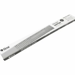 C-LineĀ® All-Purpose Plastic Sorter, 2 1/2" x 23 1/2" x 3/4", Blue/Gray