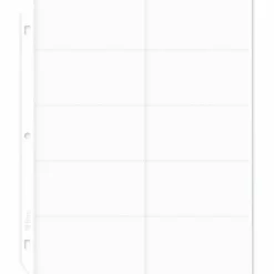 C-Line Business Card Holders Without Tabs, 8 1/8" x 11 1/4", 3-Hole Punched, Pack Of 10