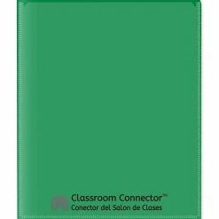 C-LineĀ® Classroom Connector Folders, Letter Size, Assorted Colors, Pack Of 6