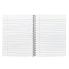 C-Line College Rule Spiral Notebooks, 8" x 10-1/2", 70 Sheets, Assorted Colors, Pack Of 24 Notebooks