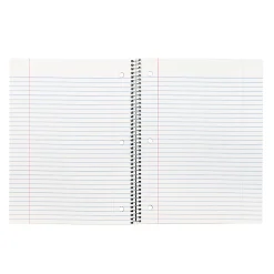 C-Line College Rule Spiral Notebooks, 8" x 10-1/2", 70 Sheets, Assorted Colors, Pack Of 24 Notebooks