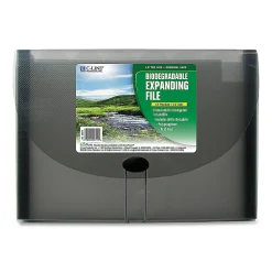 C-Line® 13-Pocket Expanding File, Letter Size, Smoke
