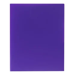 C-Line 2-Pocket Poly Portfolios, Letter Size, Purple, Pack Of 25 Portfolios