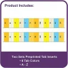 C-Line 13-Pocket Polypropylene Expanding File With 12 Dividers, 9" Expansion, Letter Size, Blue