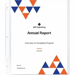 C-Line® Polypropylene Top-Loading Sheet Protectors, 8 1/2