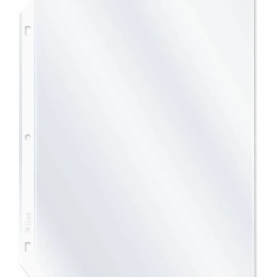 C-Line® Polypropylene Top-Loading Sheet Protectors, 8 1/2" x 11", Heavyweight, Nonglare, Box Of 100