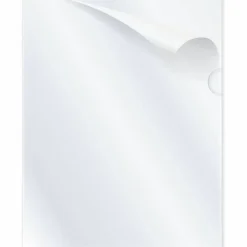 C-Line® Project Folders, Letter Size (8 1/2" x 11"), 70% Recycled, Clear, Box Of 25