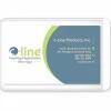 C-Line® Self-Adhesive Business Card Holders, 2" x 3 1/2", Clear, Pack Of 10