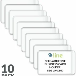 C-Line® Self-Adhesive Business Card Holders, 2