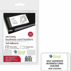 C-Line® Self-Adhesive Business Card Holders, 2