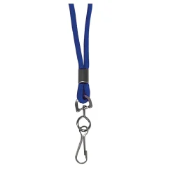 C-Line® Standard Lanyards With Swivel Hooks, 36"L, Blue, Pack Of 24