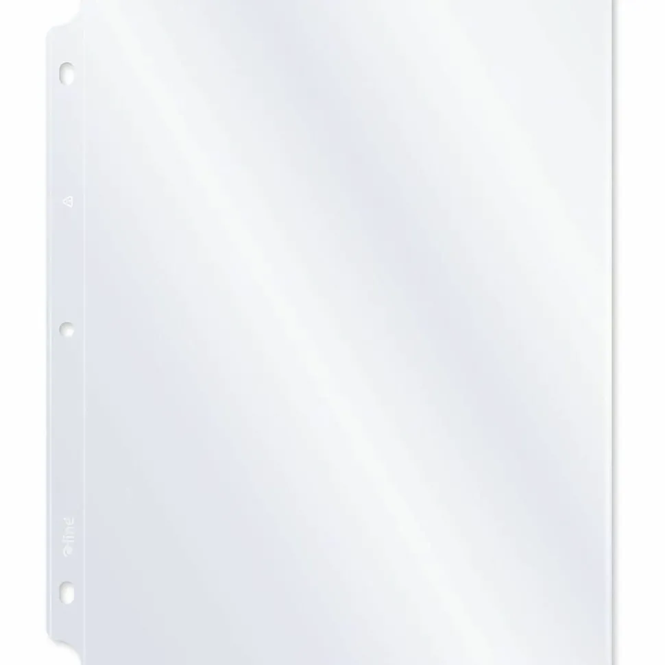 C-Line® Vinyl Top-Loading Sheet Protectors, 8 1/2" x 11", Box Of 50