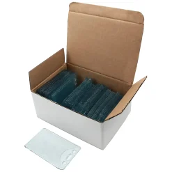 C-LineĀ® Vinyl Vertical ID Badge Holders, 2 3/8" x 3 3/8", Clear, Pack Of 100