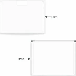 C-Line Zip 'N Go Reusable Poly Envelope with Outer Pocket - Zipper Closure, Clear, 3/PK, 48117