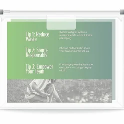 C-Line Zip 'N Go Reusable Poly Envelope with Outer Pocket - Zipper Closure, Clear, 3/PK, 48117