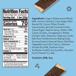 Clio Snacks Salted Caramel Mini Greek Yogurt Bars, 0.78 Oz, Total Qty 48
