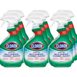 Clorox® Clean-Up All Purpose Cleaner With Bleach Spray Bottle, 32 Oz, Pack Of 9