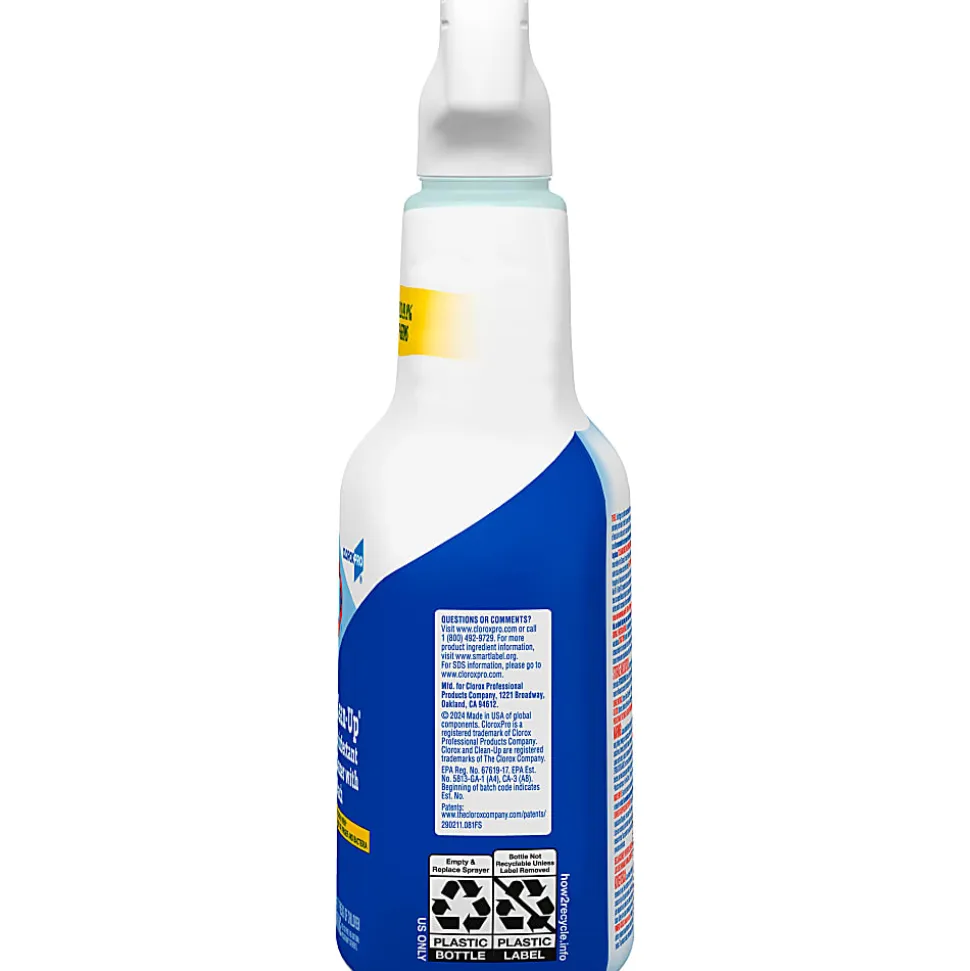 Clorox® Clean-Up® Disinfectant Cleaner With Bleach, Fresh Scent, 32 Oz Bottle, Case Of 9