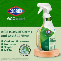Clorox CloroxPro EcoClean Disinfecting Cleaner Refill, 128 Fl Oz