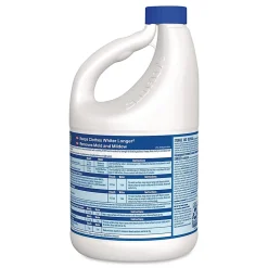 Clorox® Concentrated Regular Disinfecting Bleach, 81 oz Bottle, 6/Carton