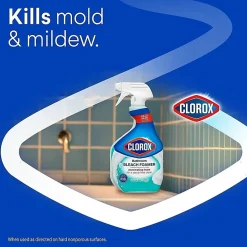 Clorox Disinfecting Bathroom Foamer with Bleach - For Bathroom - 30 fl oz - Ocean Mist Scent - Disinfectant - Clear Spray Bottle - 9/Carton - 30614CT
