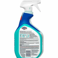 Clorox Disinfecting Bathroom Foamer with Bleach - For Bathroom - 30 fl oz - Ocean Mist Scent - Disinfectant - Clear Spray Bottle - 9/Carton - 30614CT