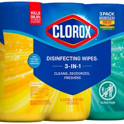 Clorox Disinfecting Cleaning Wipes Value Pack, 35 Count Each, Pack of 3
