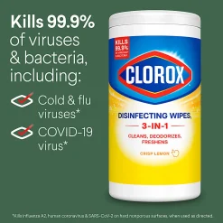 Clorox Disinfecting Cleaning Wipes Variety Pack, Fresh Scent and Crisp Lemon, 75 Count Each, Pack of 3 (60379)
