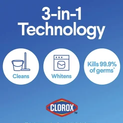 Clorox Disinfecting Concentrate Liquid Bleach, 42 Fl Oz, Clear