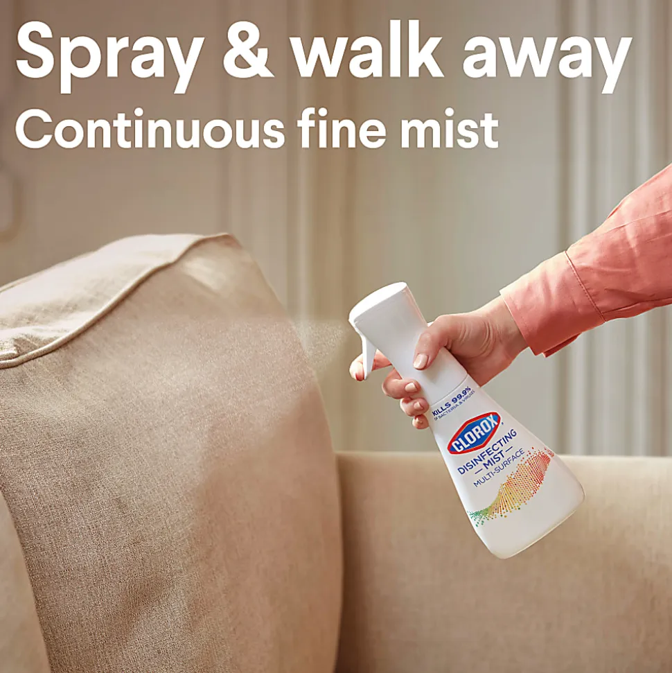 Clorox® Disinfecting Mist Multi-Surface Spray, Eucalyptus Peppermint, 16 Fl Oz