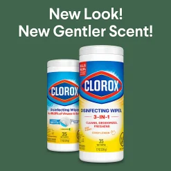 Clorox Disinfecting Wipes, Bleach Free, Crisp Lemon, 35 Wipes Per Pack,  Case Of 12 Packs
