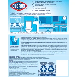 Clorox Disinfecting Wipes, Bleach Free, Crisp Lemon, 35 Wipes Per Pack,  Case Of 12 Packs