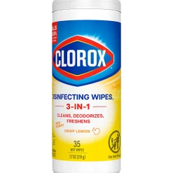 Clorox® Disinfecting Wipes, Bleach Free Cleaning Wipes – Crisp Lemon - 35 Count (01594)