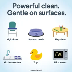 Clorox Free & Clear Cleaning Wipes, Fragrance Free, 75 Wipes Per Canister