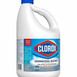 Clorox Germicidal Bleach Concentrate, Regular Scent, 121 Oz, White