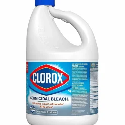 Clorox Germicidal Bleach Concentrate, Regular Scent, 121 Oz, White
