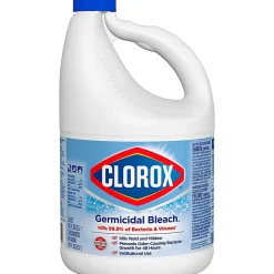 Clorox Germicidal Bleach Concentrate, Regular Scent, 121 Oz, White