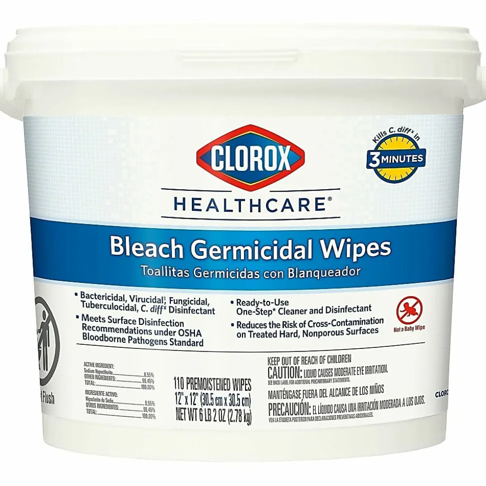 Clorox® Germicidal Wipes, Container Of 110