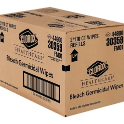 Clorox Healthcare Bleach Germicidal Wipes, 12
