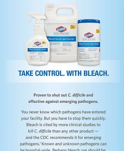 Clorox Healthcare® Bleach Germicidal Cleaner Refill, 128 Ounces