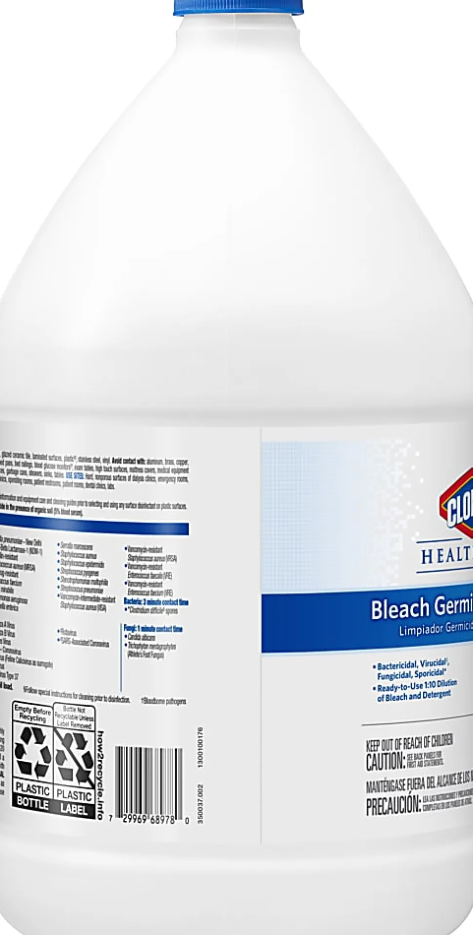 Clorox Healthcare® Bleach Germicidal Cleaner Refill, 128 Ounces