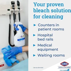 Clorox Healthcare® Bleach Germicidal Cleaner Pull-Top, 32 Ounces