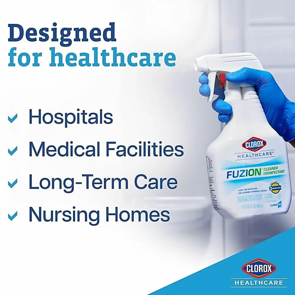 Clorox® Healthcare® Fuzion™ Cleaner Disinfectant Spray, 32 Oz Bottle