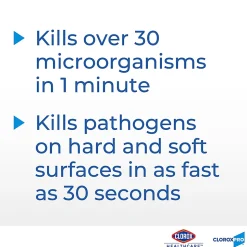 Clorox® Healthcare® Hydrogen Peroxide Disinfecting Wipes, 11" x 12", Canister Of 185 Wipes