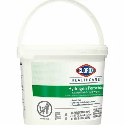 Clorox® Healthcare® Hydrogen Peroxide Disinfecting Wipes, 11
