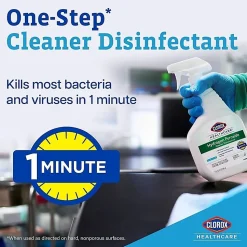 Clorox® Healthcare® Hydrogen-Peroxide Disinfecting Cleaner, 22 Oz Bottle