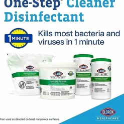 Clorox® Healthcare® Hydrogen Peroxide Disinfecting Wipes, 9